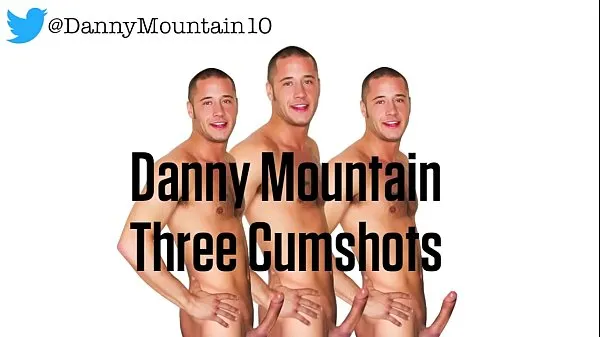 Nová Danny Mountain - Solo - Three Cumshots čerstvá trubica