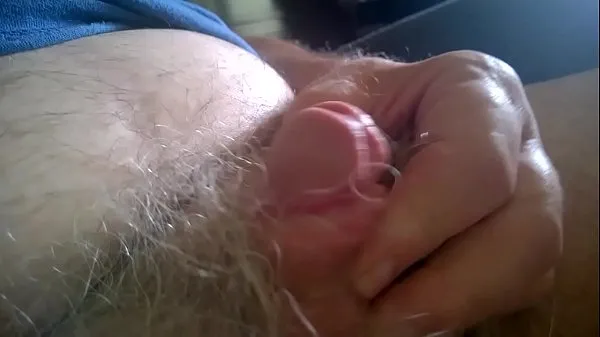 New Old mans small limp cock pees in toilet but cannot jackoff fresh Tube