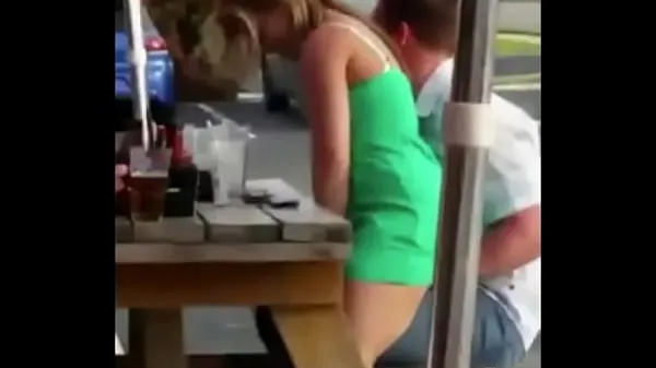 Új Couple having sex in a restaurant friss cső