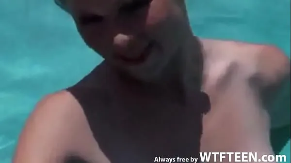 New My Ex Slutty Girl Thinks That Free Swimming In My Pool, But I Want To Blowjob Always free by WTFteen fresh Tube