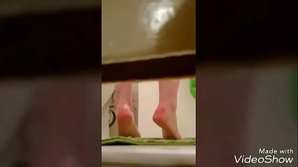 Uusi Voyeur twins shower roommate spy tuore putki