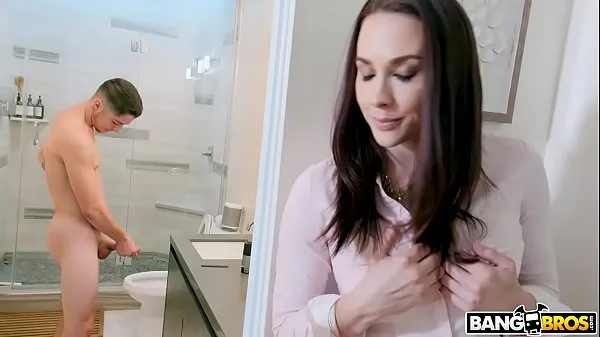 New BANGBROS - Stepmom Chanel Preston Catches Jerking Off In Bathroom fresh Tube