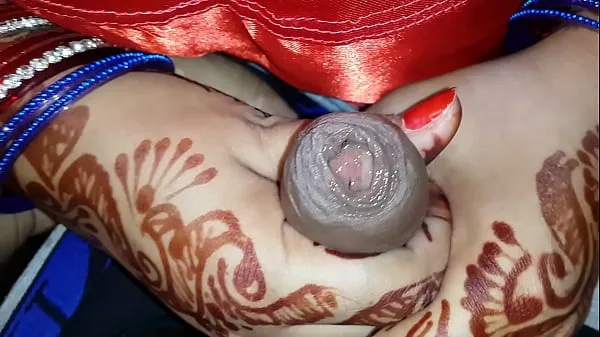 New Sexy delhi wife showing nipple and rubing hubby dick fresh Tube
