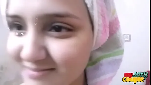 New Indian Big boobs Bhabhi Sonia After Shower STRIPS for Husband fresh Tube
