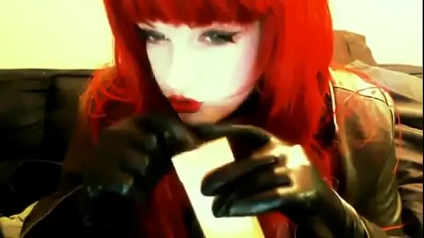 نیا goth redhead smoking تازہ ٹیوب