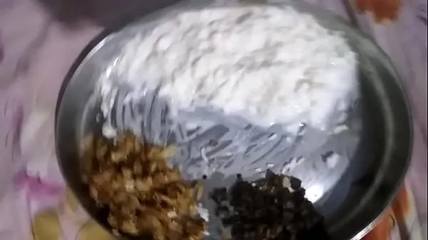 New À dog which I eating his own cum mixed with curd rice by mistress fresh Tube