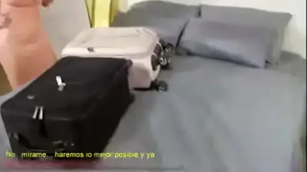 Νέος Sharing the bed with stepmother (Spanish sub φρέσκος σωλήνας