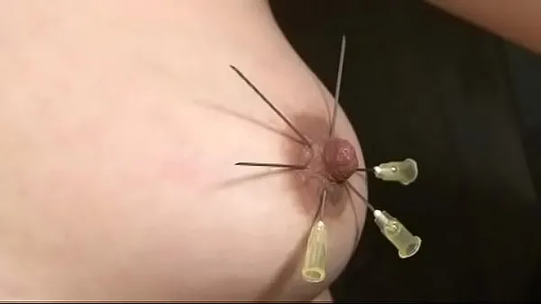 New japan BDSM piercing nipple and electric shock fresh Tube
