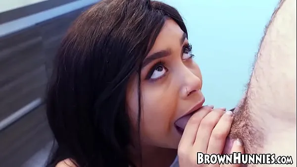 New Brown hunny Aaliyah Hadid fucked in both tight holes fresh Tube