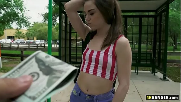 Petite Teen Megan Marx gets Surprise Dick in Van Tube baru yang baru