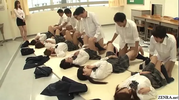 New Future Japan mandatory sex in school featuring many virgin having missionary sex with classmates to help raise the population in HD with English subtitles fresh Tube