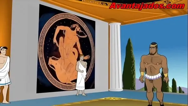 Nová Hercules and Gay Gods of Egypt in Cartoon čerstvá trubice