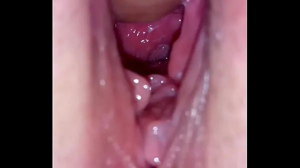Új Close-up inside cunt hole and ejaculation friss cső