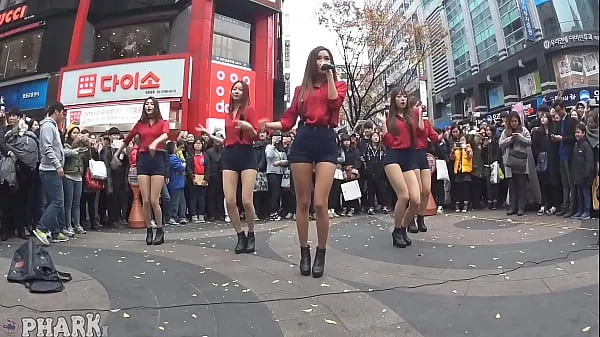 ใหม่ Korean EXID Street Uniform Sexy Hot Dance Official Account [Meow Tube ใหม่