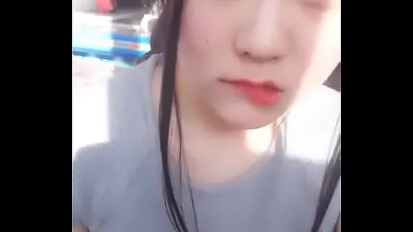 Nyt Chinese cute girl frisk rør