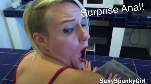 Anal Surprise While She Cleans The Kitchen: I Fuck Her Ass With No Warning Tiub baharu baharu