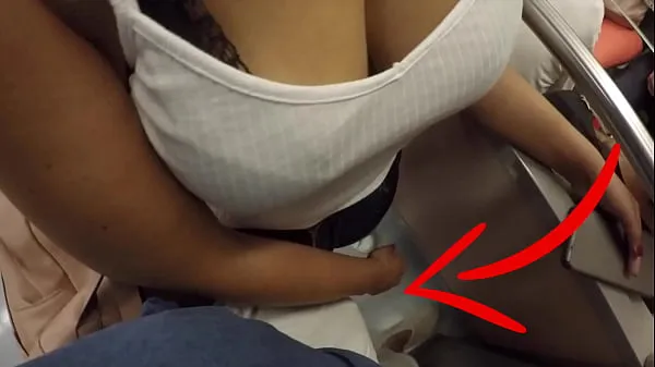 Νέος Unknown Blonde Milf with Big Tits Started Touching My Dick in Subway ! That's called Clothed Sex φρέσκος σωλήνας