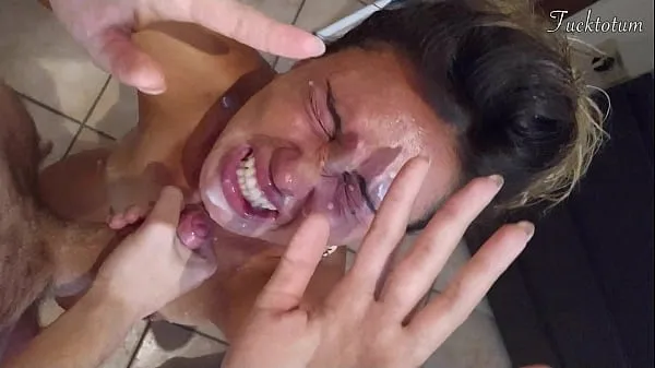 Ny Girl orgasms multiple times and in all positions. (at 7.4, 22.4, 37.2). BLOWJOB FEET UP with epic huge facial as a REWARD - FRENCH audio fresh tube