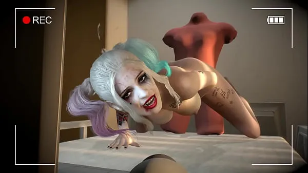Nytt Harley Quinn sexy webcam Show - 3D Porn färskt rör