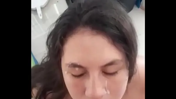 New Latina teen slut gets Huge cumshot in the Kitchen after I caught her in the bathroom! Slow motion facial fresh Tube