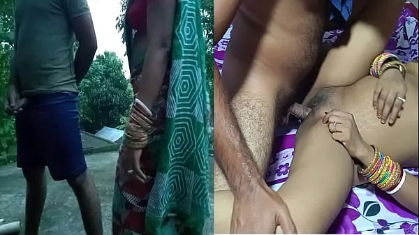 ใหม่ Neighbor Bhabhi Caught shaking cock on the roof of the house then got him fucked Tube ใหม่