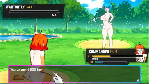 Nova Oppaimon [Pokemon parody game] Ep.5 small tits naked girl sex fight for training sveža cev