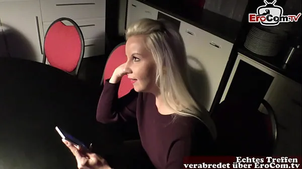 Real sex date similar to tinder with a German blonde أنبوب جديد جديد