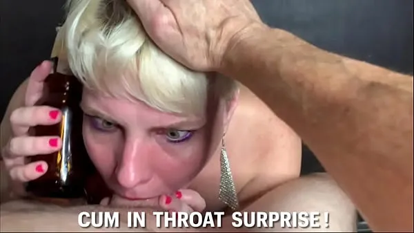 Nytt Surprise Cum in Throat For New Year färskt rör