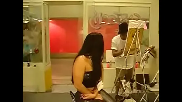 ใหม่ Monica Santhiago Porn Actress being Painted by the Painter The payment method will be in the painted one Tube ใหม่