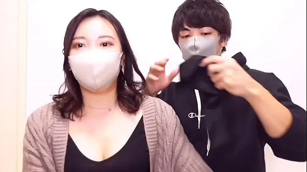 新しいBlindfold taste test game! Japanese girlfriend tricked by him into huge facial Bukkake新鮮なチューブ