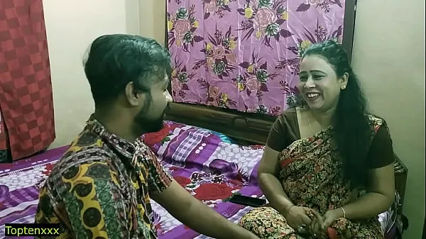 New Indian hot bhabhi having sex secretly with husband friend! with clear audio fresh Tube