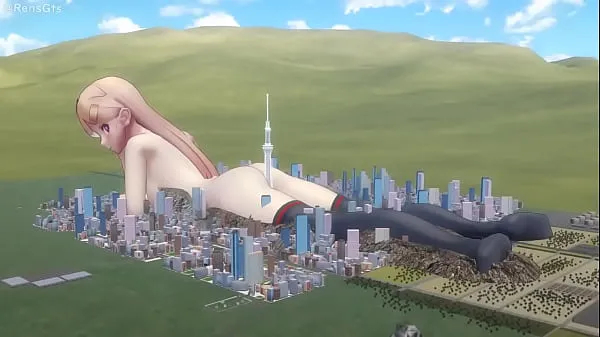 Nyt MMD] Playing With The City (Giantess, Sfx, Size fetish content frisk rør