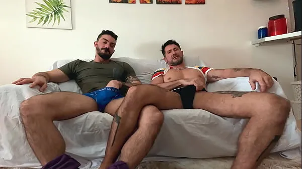 Stepbrother warms up with my cock watching porn - can't stop thinking about step-brother's cock - stepbrothers fuck bareback when parents are out - Stepbrother caught me watching gay porn - with Alex Barcelona & Nico Bello Ống mới