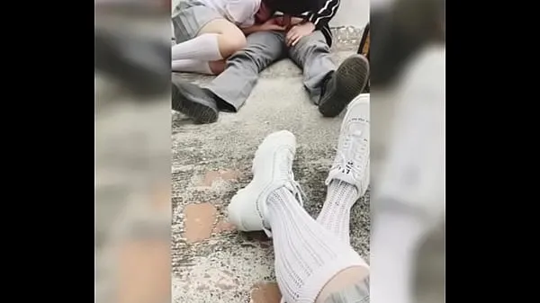 Student Girl Films When Her Friend Sucks Dick to Student Guy at College, They Fuck too! VOL 1 أنبوب جديد جديد