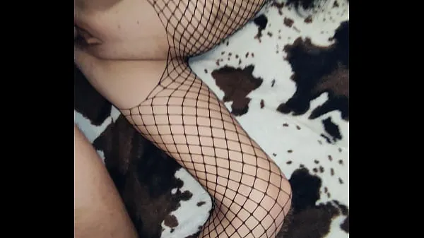 New in erotic mesh bodysuit and heels fresh Tube