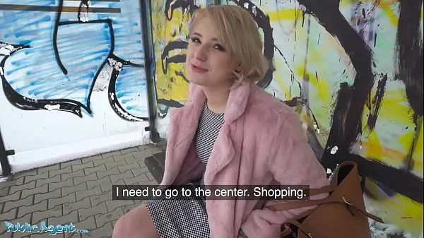 Nová Public Agent Short hair blonde amateur teen with soft natural body picked up as bus stop and fucked in a basement with her clothes on by guy with a big cock ending with facial cumshot čerstvá trubica