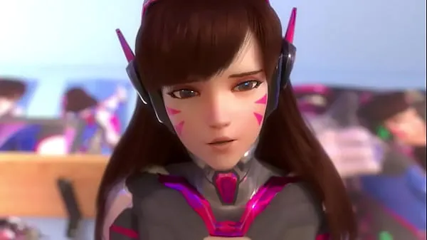 Nyt Perfect Date with DVa (Overwatch Hentai frisk rør