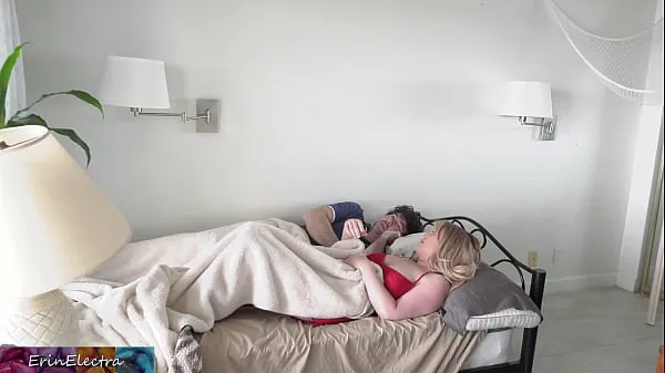 New Stepmom shares a single hotel room bed with stepson fresh Tube