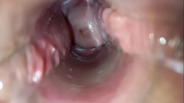 새로운 Pulsating orgasm inside vagina 신선한 튜브