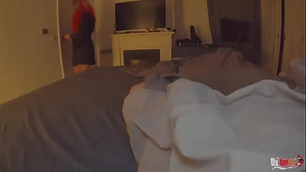 Nytt Stepmom shares bedroom with horny stepson He gets blowjob and sex with hot MILF (English subtitles färskt rör