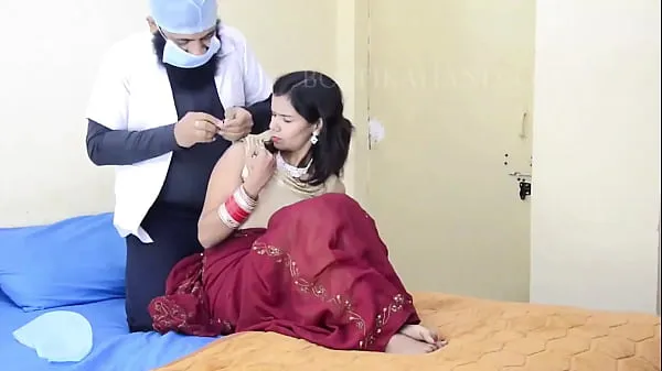 Uusi Doctor fucks wife pussy on the pretext of full body checkup full HD sex video with clear hindi audio tuore putki