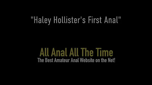 新Lovely Brunette Haley Hollister Gets Her Tiny Butthole Banged新鲜的管子