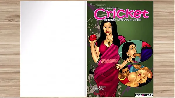 New Savita Bhabhi Episode two The Cricket How to take two wickets in one ball with voice over in English fresh Tube