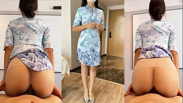 नई The "domestic" stewardess, who is usually cold and cold, went to have sex with her boyfriend on her back, sitting on the cock, twisting crazily and climaxing loudly ताज़ा ट्यूब
