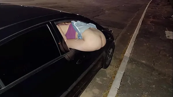 New Married with ass out the window offering ass to everyone on the street in public fresh Tube