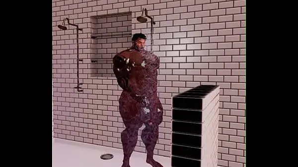 Νέος caught duane brown showering in football showers φρέσκος σωλήνας