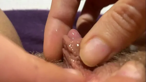 Νέος huge clit jerking orgasm extreme closeup φρέσκος σωλήνας