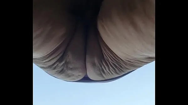 New Granny without panties hairy pussy fresh Tube