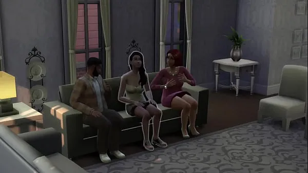 नई The Sims 4 - Introduced to my new Family. Orgy ताज़ा ट्यूब